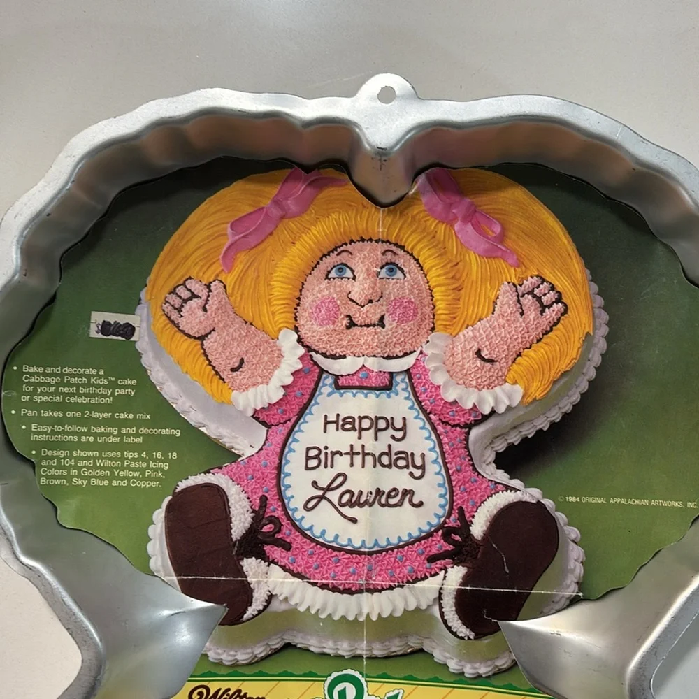 Vintage 1984‎ Wilton Cabbage Patch Kids Cake Pan 2105-1984